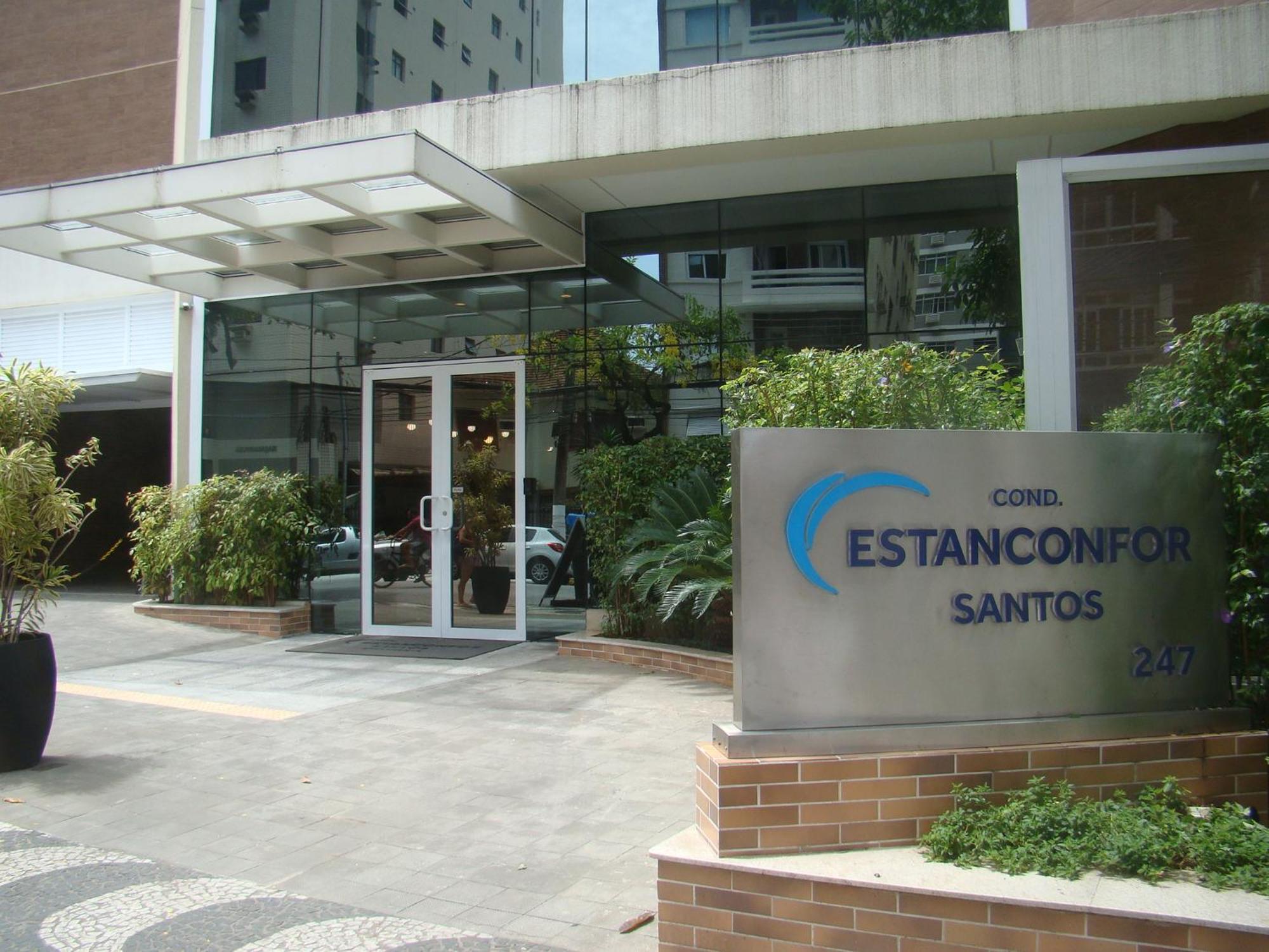 Book Santos Estanconfor 905 Charmoso Ap Executivo Quadra Praia 外观 照片